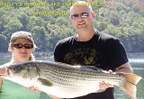 Striper fishing guide service